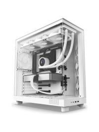NZXT CC-H61FW-R1 H6 Flow RGB Tempered Glass White USB 3.2 ATX Mid Tower Kasa - 5